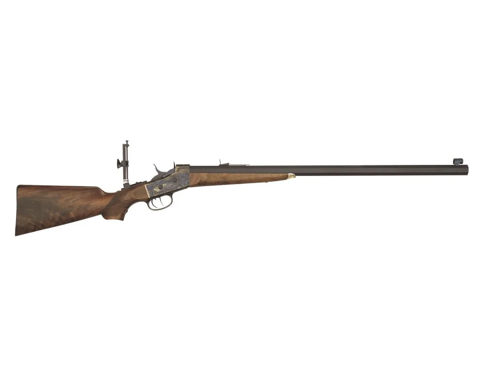 John Bodine Rolling Block Rifle, 45-90 34" Octagon With Set Trigger