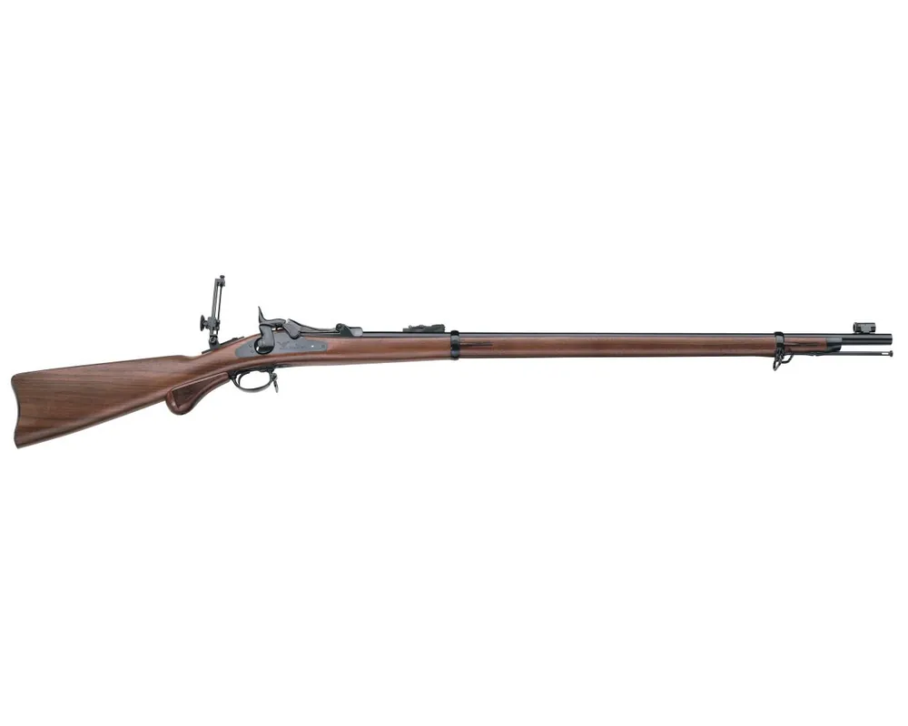 Pedersoli Single Shot Trapdoor Springfield Long Range Rifle 45-70 Gov't 32 5/8" Barrel W/ USA 430 Sight