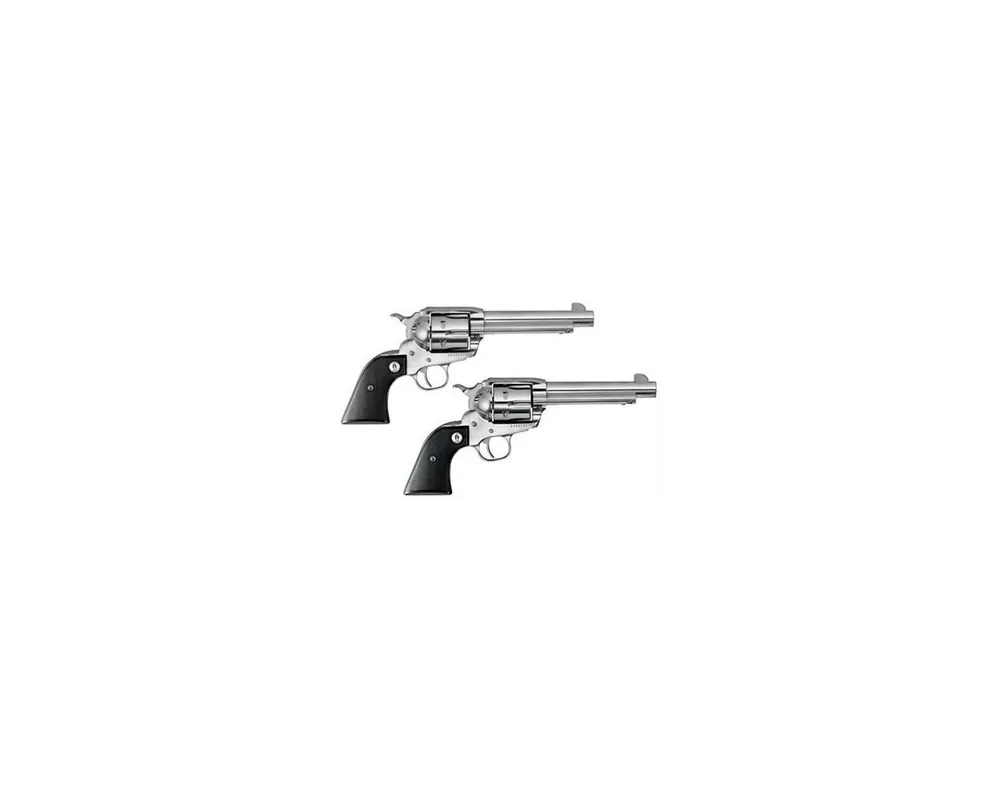 Sold by the Consecutive Pairs Only! Ruger SASS Vaquero 5 1/2" 357 Magnum Stainless Steel. Must be ordered two at a time.