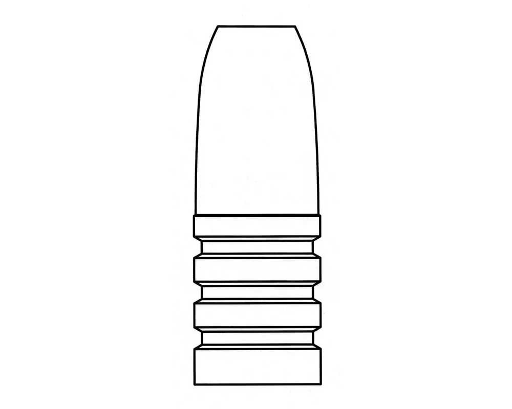 .409" 370 Grain Flat Nose 1-Cavity Bullet Mould