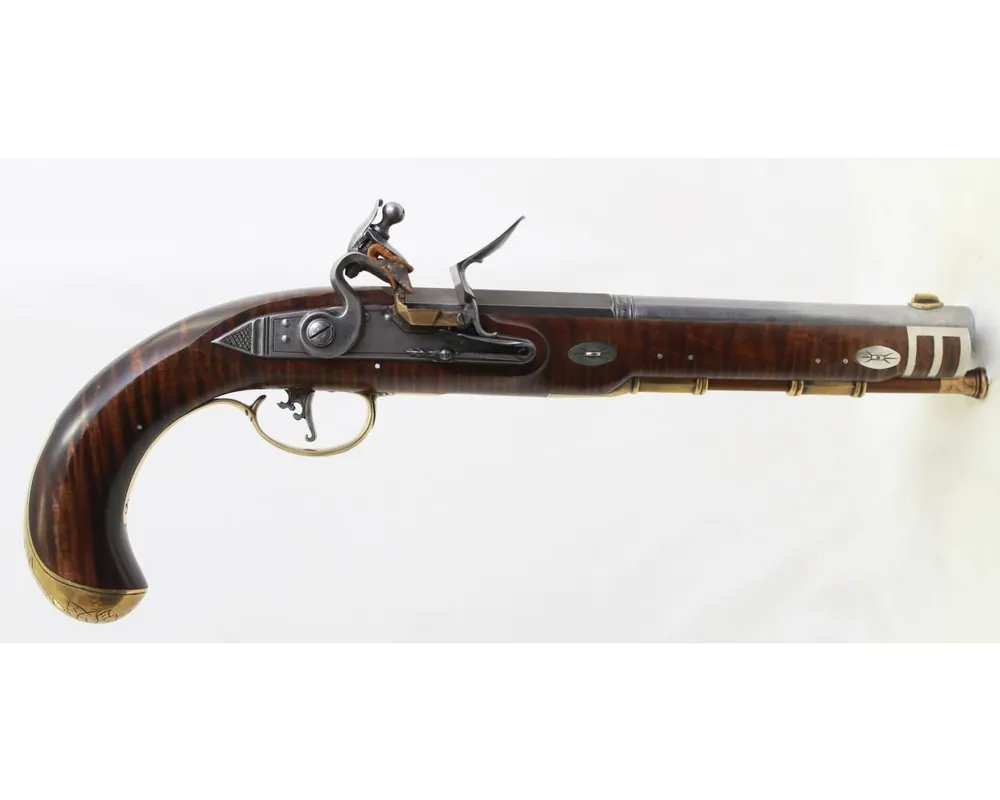 Custom Muzzle Loading Flintlock Pistol .50 Caliber 10" 1/2 Octagon Barrel***Sold***