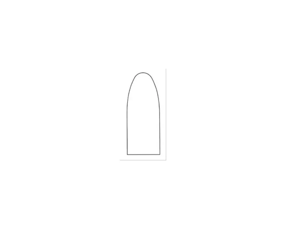 .451" 430 Grain Paper Patch 1-Cavity Flat Base Bullet Mould