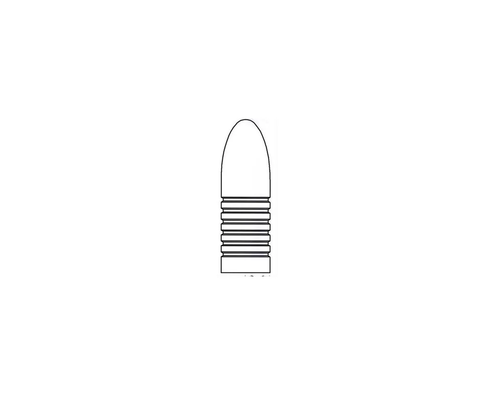 .451" 530 Grain 1-Cavity Muzzle Loading Grease Groove Bullet Mould