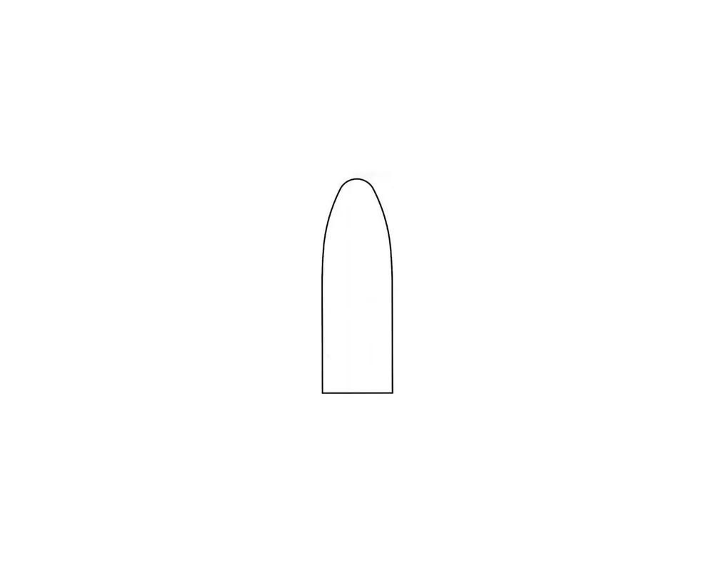 .454" 560 Grain Paper Patch Creedmoor 1-Cavity Flat Base Bullet Mold