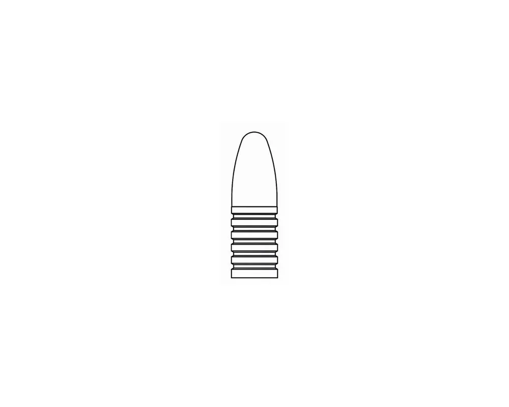 .459" 540 Grain "Money" Reduced First Three Bands Mini-Grease Groove 1-Cavity Cast Bullet Mould