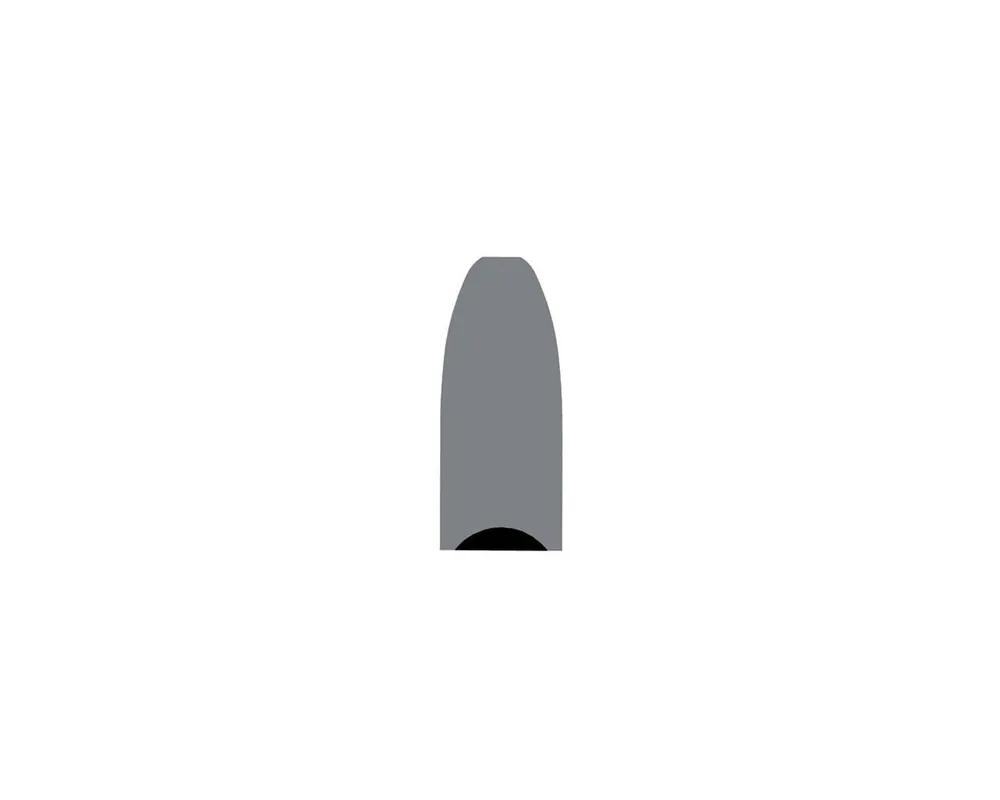 .438" Diamter 370 Grain Swaged Paper Patch Pure Lead Cup Base Bullet Box of 50