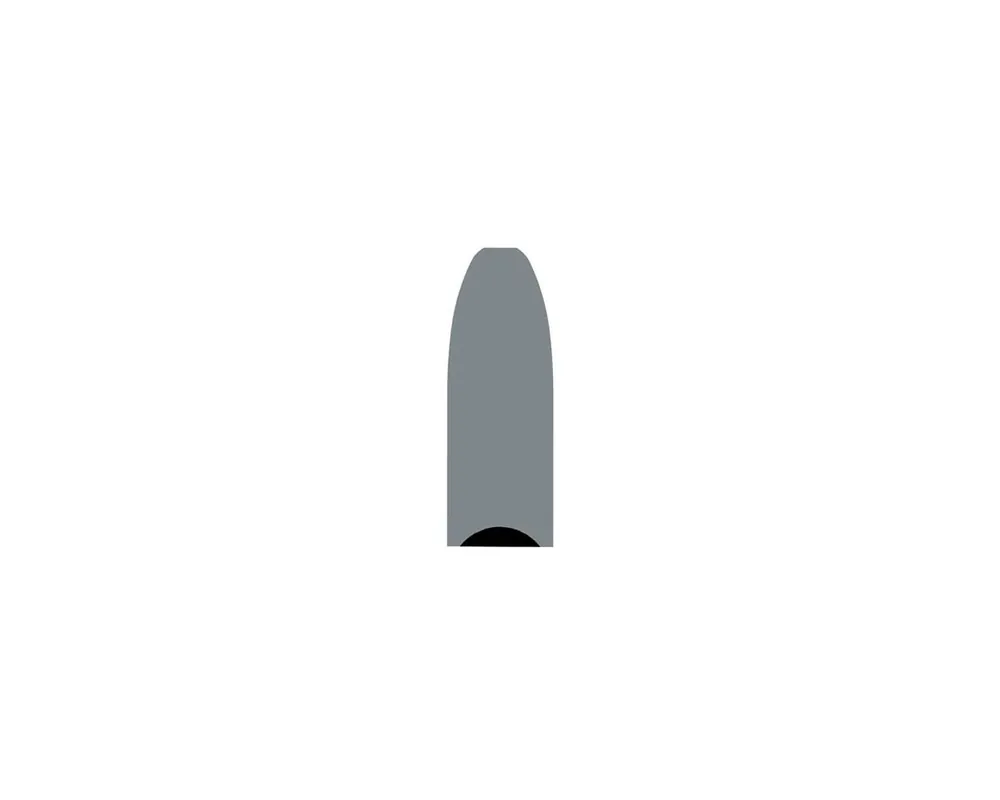 .438" Diameter 450 Grain Swaged Paper Patch Pure Lead Cup Base Bullet Box of 50