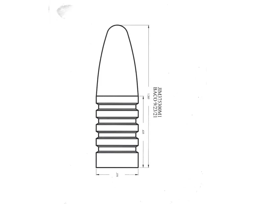 .375" 300 Grain Money 1-Cavity Bullet Mould