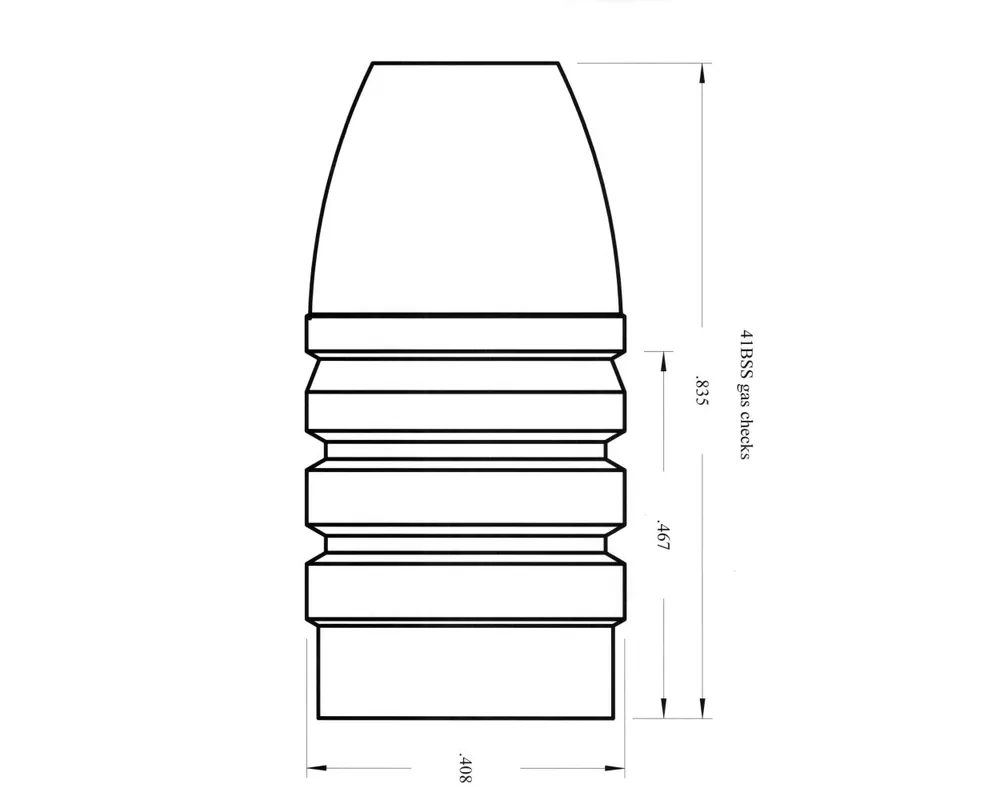 .408" 260 Grain FNGC 2-Cavity Cast Bullet Mold