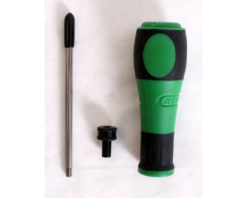 RCBS Flash Hole Deburring Tool: Rod, Cutter, Handle & .22 Caliber Pilot