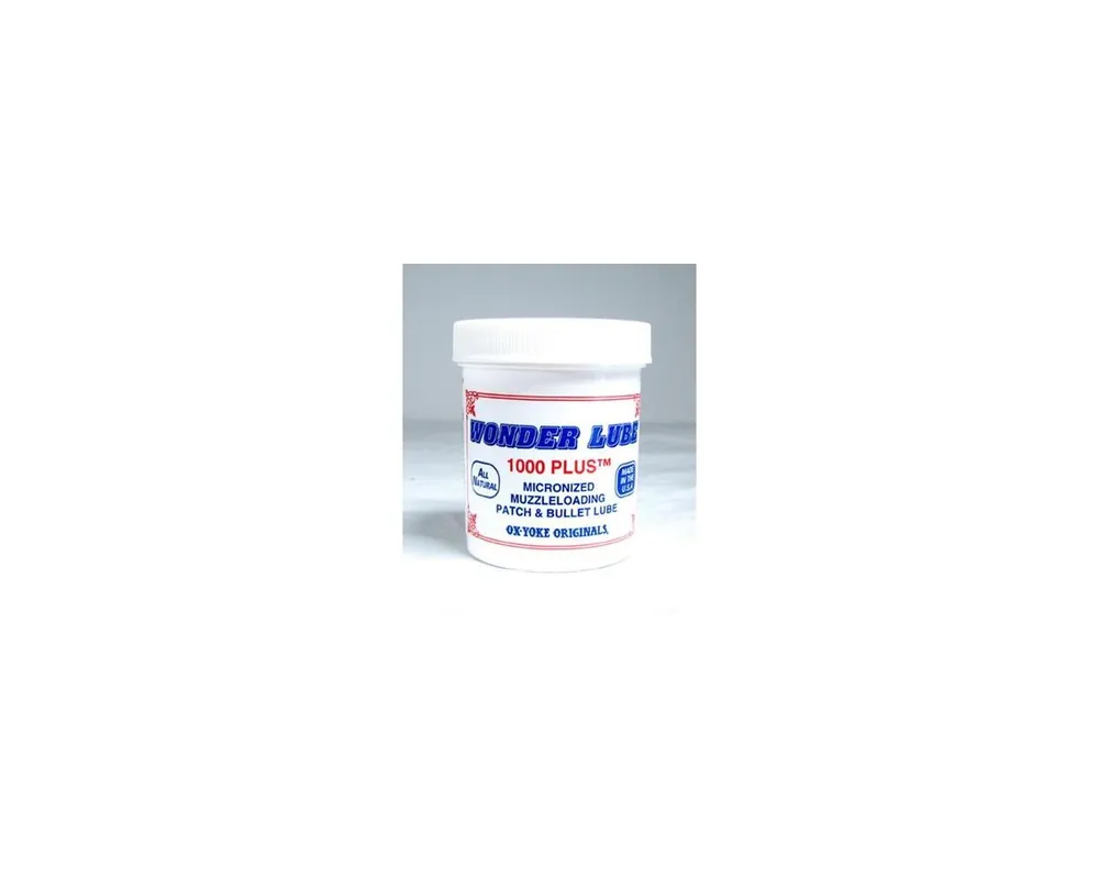 Wonder Lube 1000 Plus Black Powder Patch and Bullet Lube 4 oz. Jar