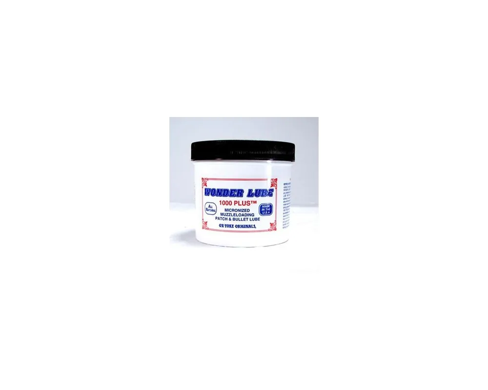 Wonder Lube 1000 Plus Black Powder Patch and Bullet Lube 12 Oz Jar