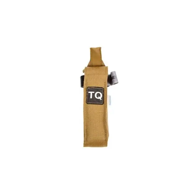 Tourniquet Now! Pouch Empty Belt Mount Coyote Brown
