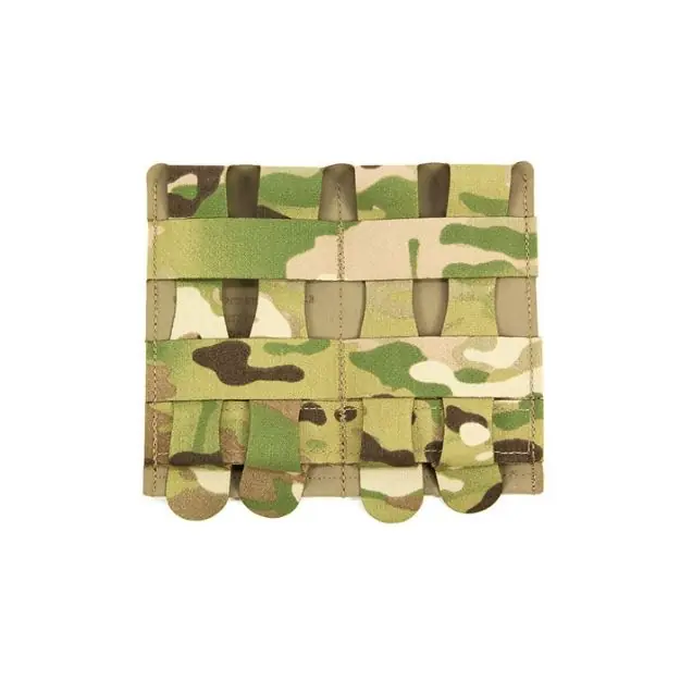 Double M4 Magazine Pouch Molle Mount Multicam