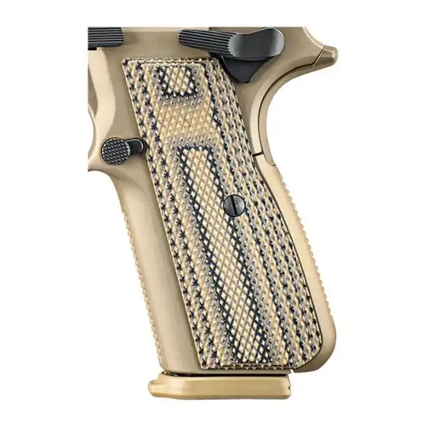 Fn High Power G10 Grips Hyena Brown
