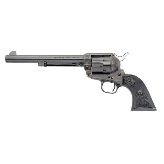 Colt Single Action Army 45Lc 7.5" Case Colored Blued<