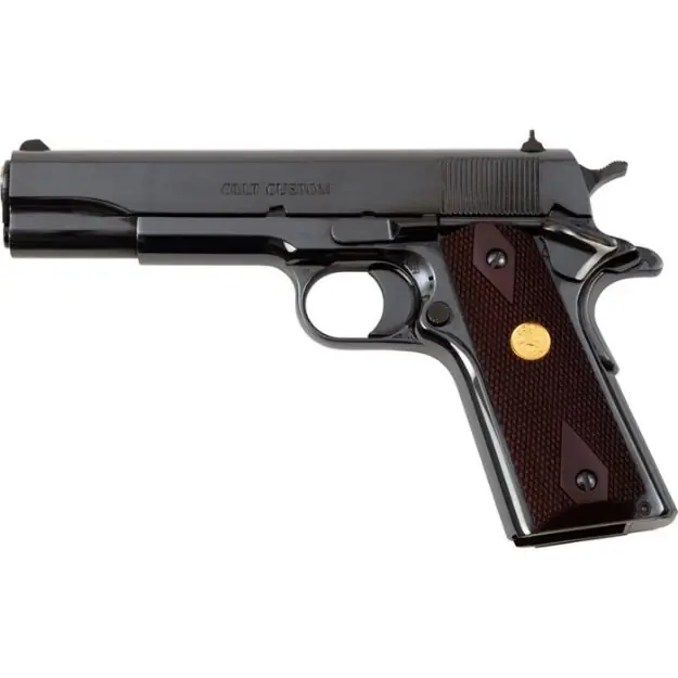 Colt Government 1911 45Acp 5" 8Rd Royal Blue Rosewood Grips