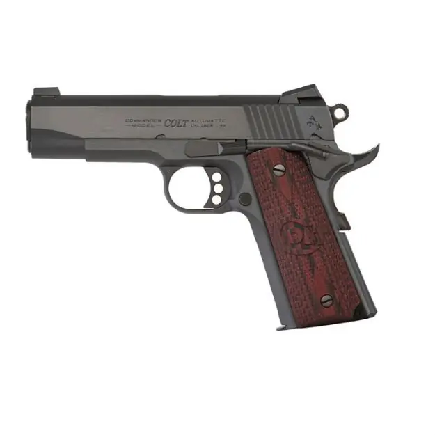 Colt Combat Commander 45Acp 4.25" 8Rd Blued G10 Grips