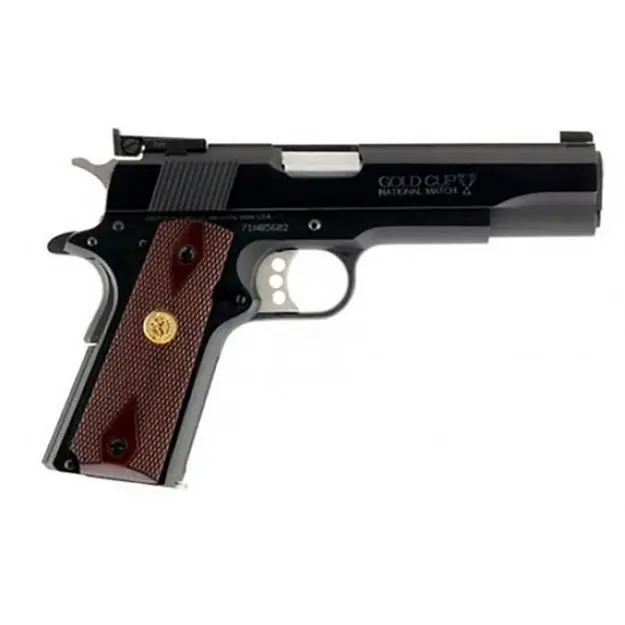 Colt Gold Cup National Match 38 Super 5" 8Rd Blued Walnut
