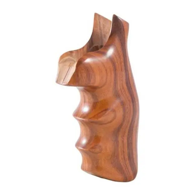 Smooth Pau Ferro Grip Fits S&W N Round