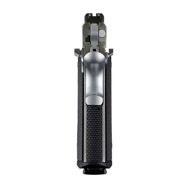 1911 Gov't Magrip Kit-Flat Mainspring-Checkered-G10 Black
