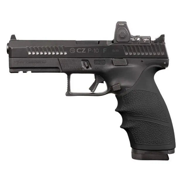 Handall Beavertail Grip Sleeve Black Cz P-10 Full Size 9Mm