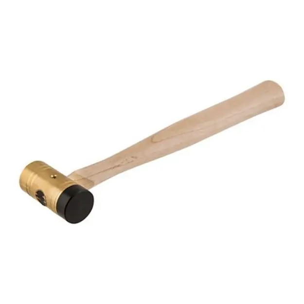 Delrin Tipped Brass Hammer 8Oz