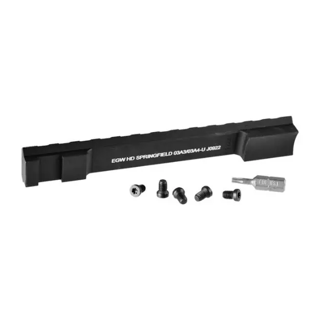 Springfield 03A3/03A4 1-Pc Undrilled Picatinny Base 0 Moa