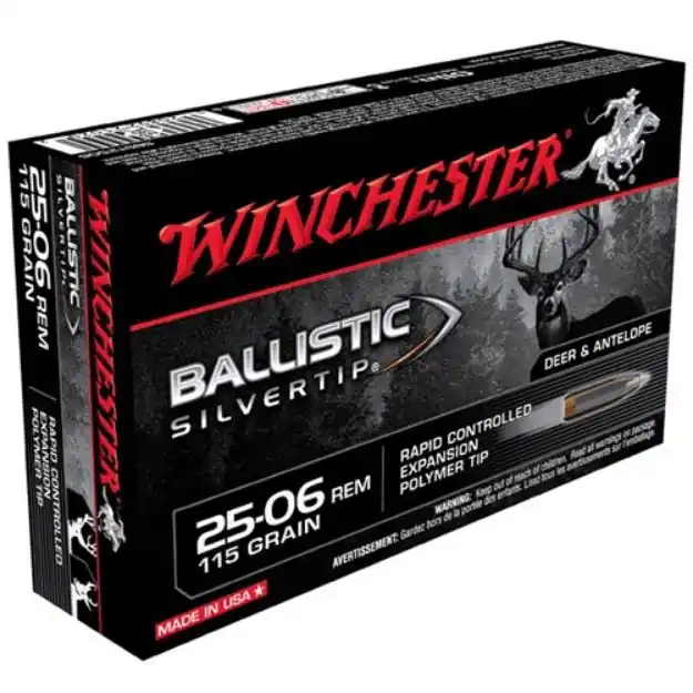 Winchester Supreme 25-06 Rem 115Gr Silver-Tip 20Rd 10Bx/Cs