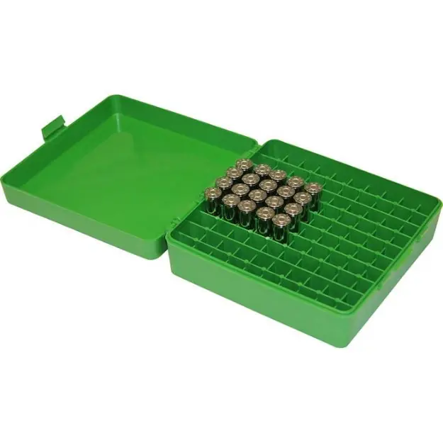 Mtm Ammo Box 44Rm/41Rm/45Lc 100-Rounds Green