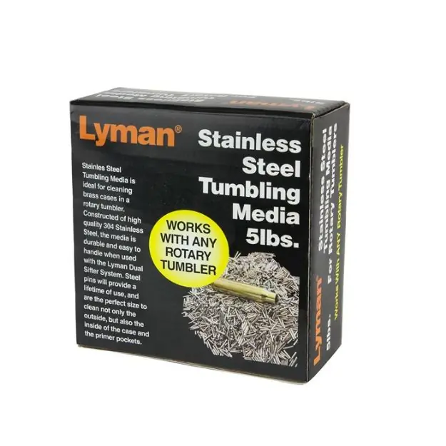 Lyman Rotary Tumbler Media Stanless Steel Pins 5Lbs. !