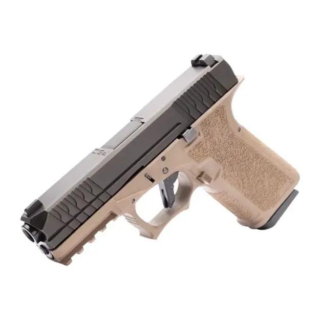 Compact 9Mm Fde Frame Black Slide