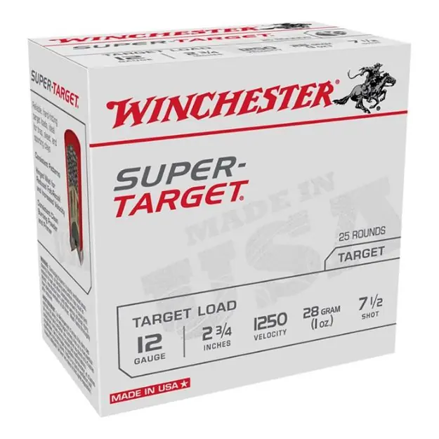 Super Target 12 Gauge 2-3/4'' 1Oz #7-1/2 Shot 25/Box