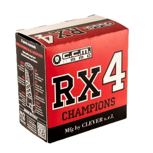 Rx4 12 Gauge 2-3/4Dr 1Oz #7.5 Shot 250/Box