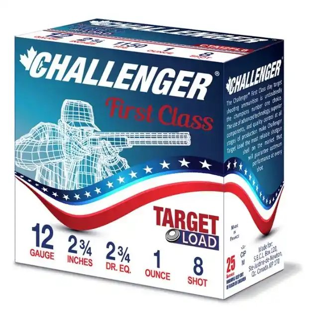 First Class 12 Gauge 2-3/4'' 1Oz #8 Shot 1150 Fps 250/Case
