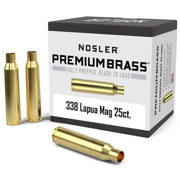 338 Lapua Magnum Brass 25/Box