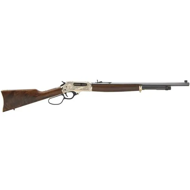 Henry 45-70 Brass Wildlife Engraved