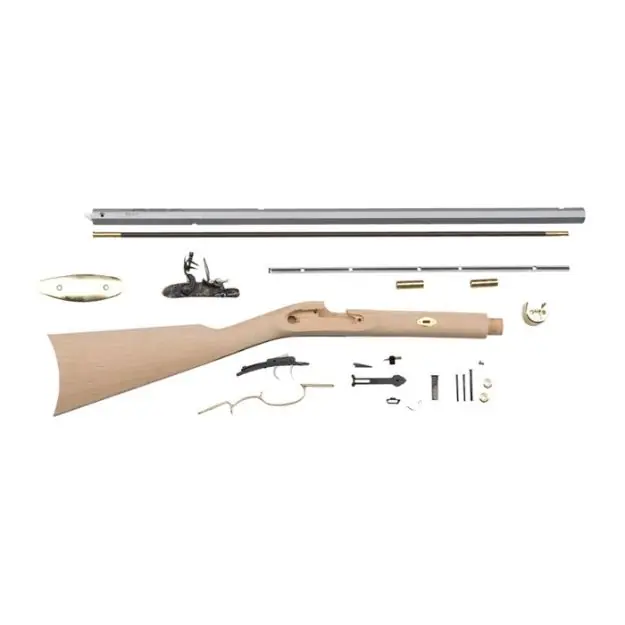 Frontier Rifle Kit/Select Raw Hardwood 50Cal Percussion 28''