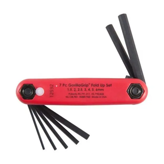 Gorilla Grip Metric Hex Wrench 7-Piece Set (1.5Mm-6Mm)