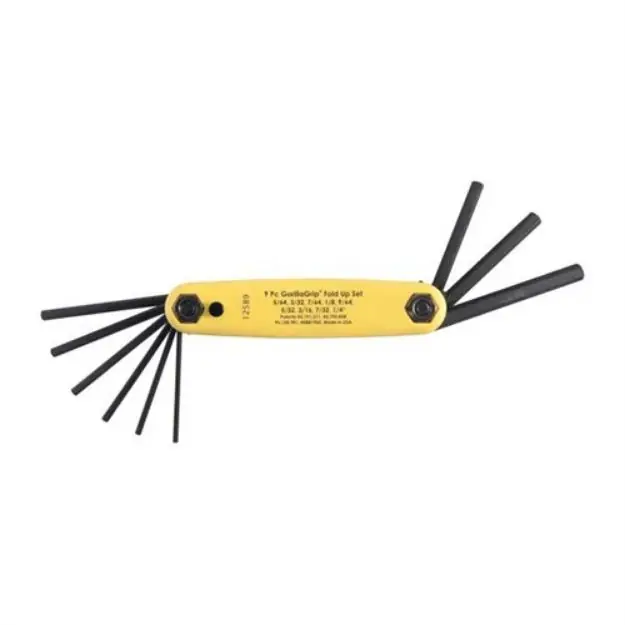 Gorilla Grip Sae Hex Wrench 9-Piece Set (5/64''-1/4'')