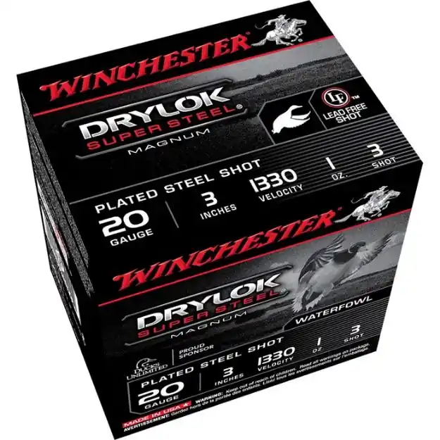 20 Gauge 3'' 1 Oz #3 Steel Shot 25/Box