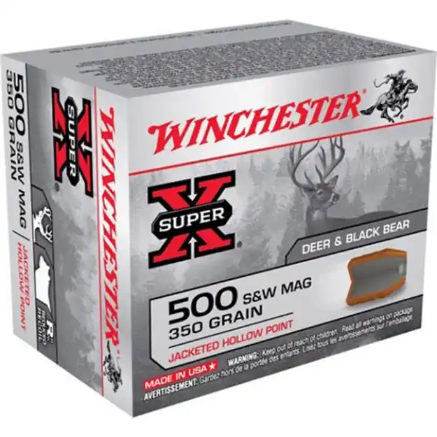 500 S&W 350Gr Jacketed Hollow Point 20/Box