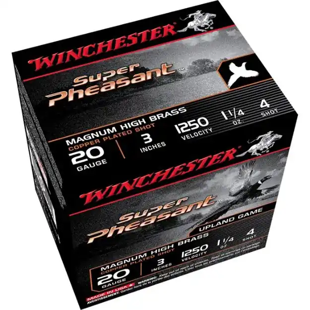 Super Pheasant 20 Gauge 3'' 1-1/4 Oz #4 Shot 25/Box