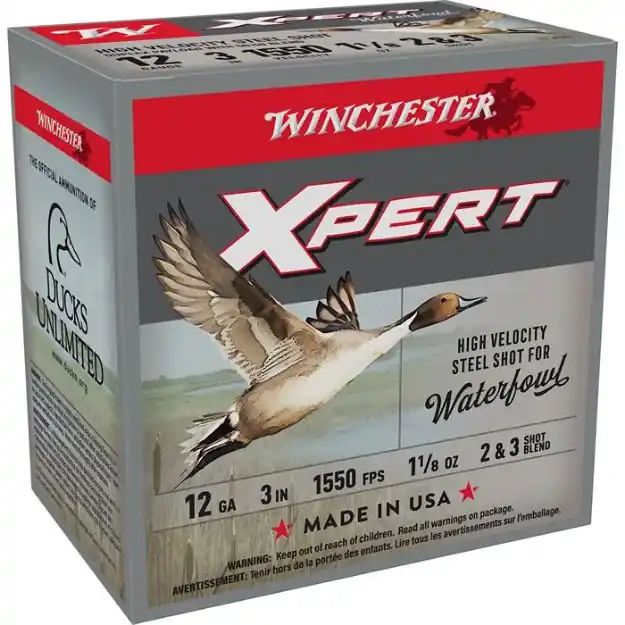 Winchester Xpert Steel 12Ga 3" 1-1/8Oz #2 1550Fps 25Rd 10Bx/C