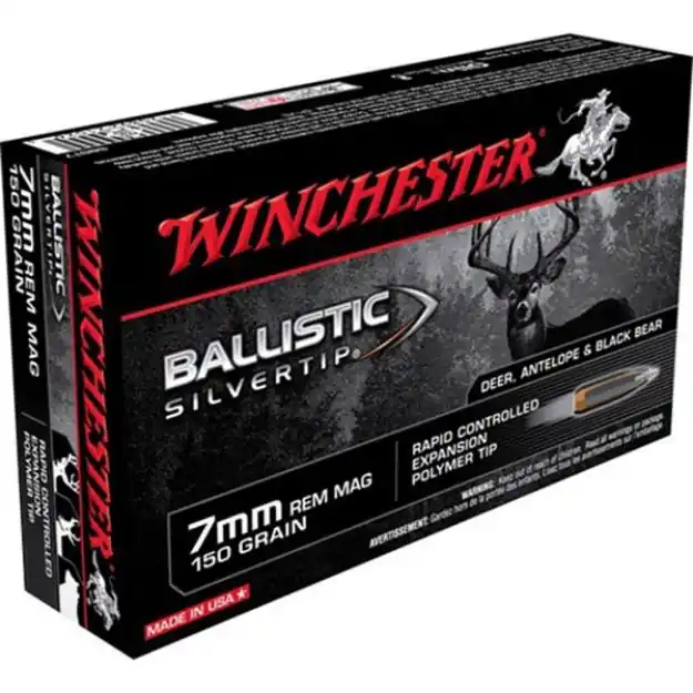 Winchester Supreme 7Mm Rem Mag 150Gr Silvertip 20Rd 10Bx/Cs
