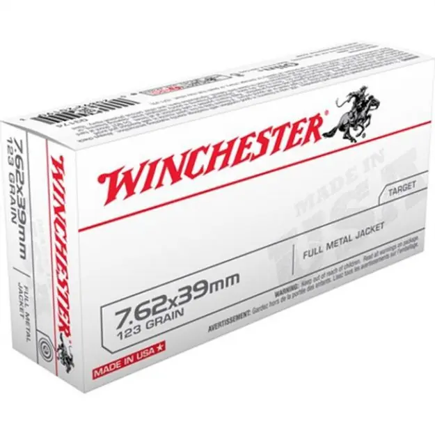 Winchester Usa 7.62X39 123Gr Fmj 20Rd 10Bx/Cs