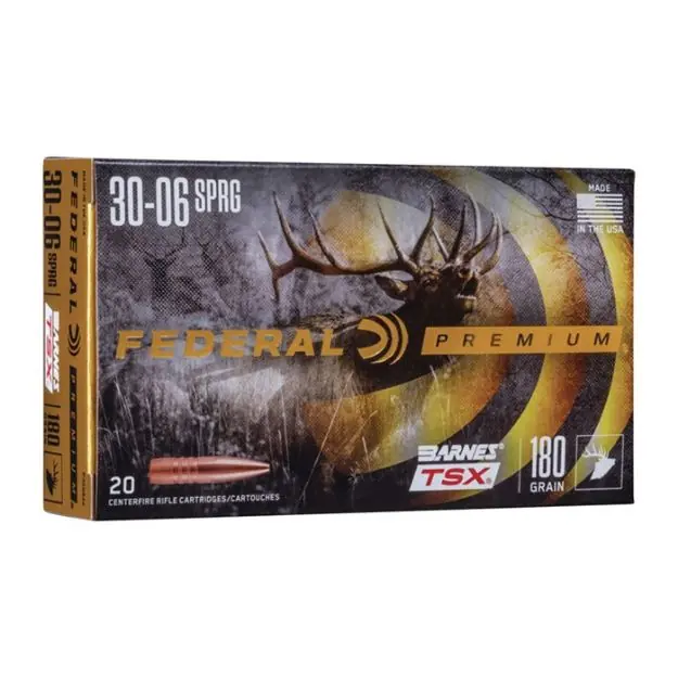 Vital-Shok 30-06 Springfield 180Gr Barnes Tsx Schp 20/Box