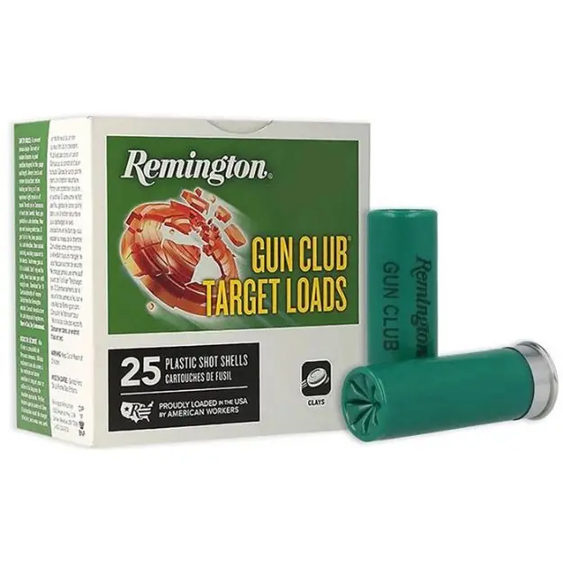 Gun Club Target 12 Gauge 2-3/4'' 2-1/2Dr 1Oz #8 Shot 25/Box