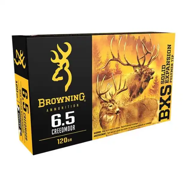 6.5 Creedmoor 120Gr Bxs Polymer Tip Solid Expansion 20/Box