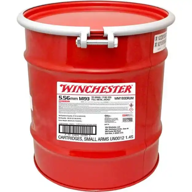 Winchester Usa 5.56X45 55Gr Fmj 600Rd Case Lot